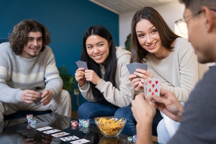 Meja live dealer baccarat dengan dealer profesional
